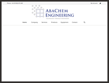 Tablet Screenshot of abachemeng.com